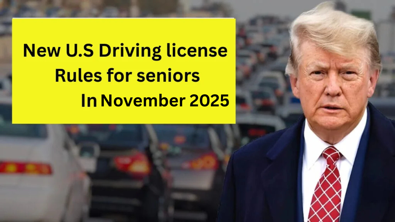 New U.S. Driving License Rule for Seniors Takes Effect November 2025 – Key Changes Every Driver Over 70 Must Know