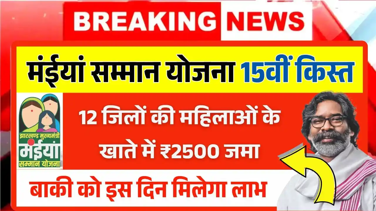 Maiya Samman Yojana 15th Installment Out